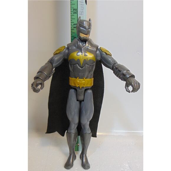 DC Comics Batman BATMAN 12 Inch Action Figure Jointed Articulated Blue Gray Suit - Picture 2 of 8
